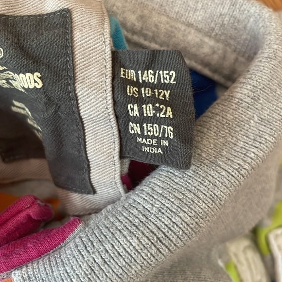 H&M Youth Boys Colorful Stripe Zuni Park Salt Basin Collar Polo Shirt 10 12 - Picture 4 of 5